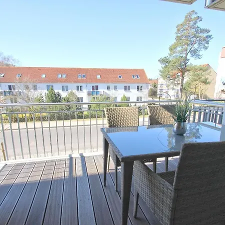 Strandnahe, Schicke Mit Balkon Direkt In - Duenenresort 112 * ビンツ